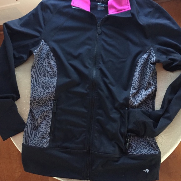 Ideology Animal-Print Zip-Up Track Jacket